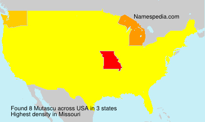 Surname Mutascu in USA Surname Mutascu in USA