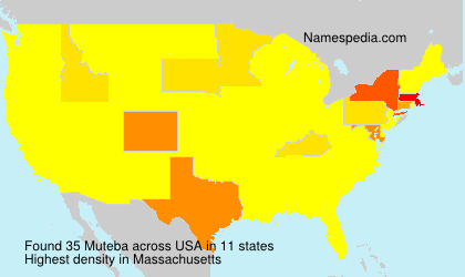 Surname Muteba in USA