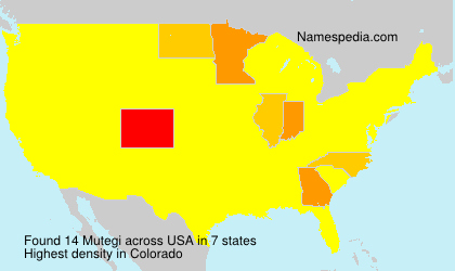 Surname Mutegi in USA Surname Mutegi in USA
