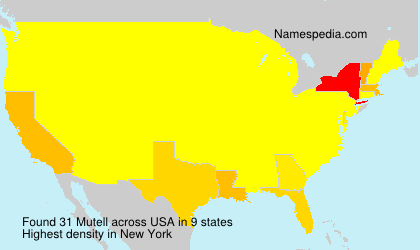 Surname Mutell in USA Surname Mutell in USA