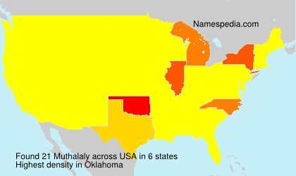 Surname Muthalaly in USA Surname Muthalaly in USA