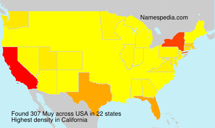 Surname Muy in USA