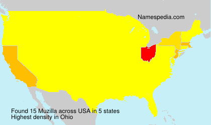 Surname Muzilla in USA Surname Muzilla in USA