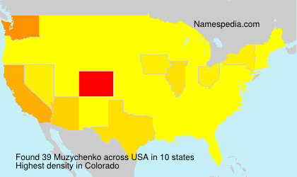 Surname Muzychenko in USA Surname Muzychenko in USA
