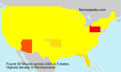 Surname Muzzie in USA Surname Muzzie in USA