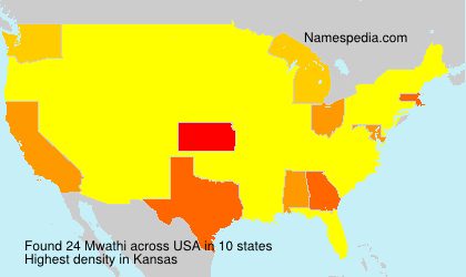 Surname Mwathi in USA Surname Mwathi in USA