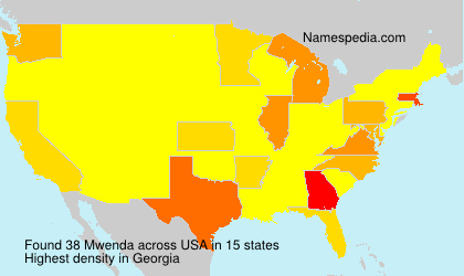 Surname Mwenda in USA Surname Mwenda in USA