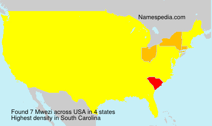 Surname Mwezi in USA Surname Mwezi in USA