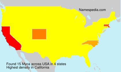 Surname Myca in USA Surname Myca in USA