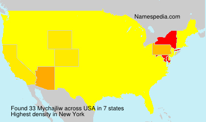 Surname Mychajliw in USA Surname Mychajliw in USA