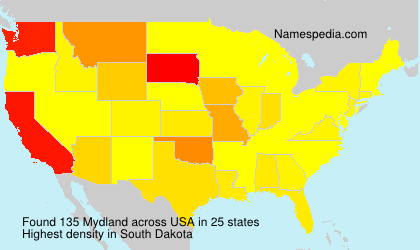 Surname Mydland in USA Surname Mydland in USA