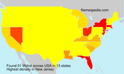 Surname Myhal in USA Surname Myhal in USA