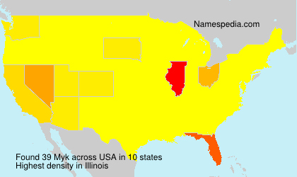 Surname Myk in USA Surname Myk in USA