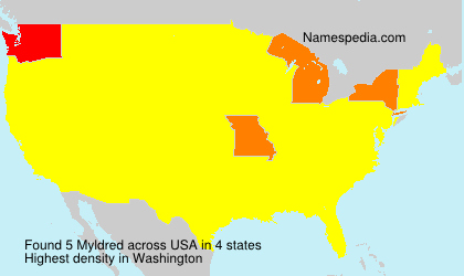 Surname Myldred in USA Surname Myldred in USA
