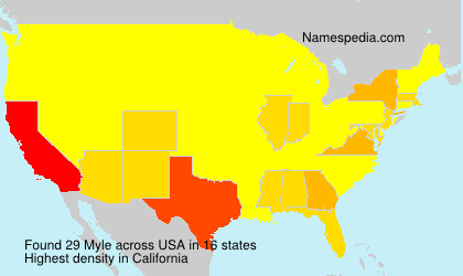 Surname Myle in USA Surname Myle in USA