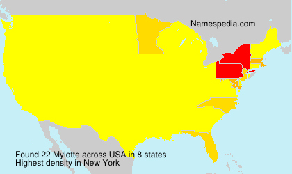 Surname Mylotte in USA Surname Mylotte in USA