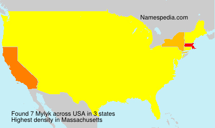 Surname Mylyk in USA Surname Mylyk in USA