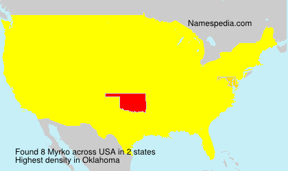 Surname Myrko in USA Surname Myrko in USA