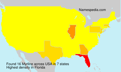 Surname Myrline in USA
