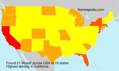 Surname Myself in USA Surname Myself in USA