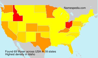 Surname Myser in USA Surname Myser in USA