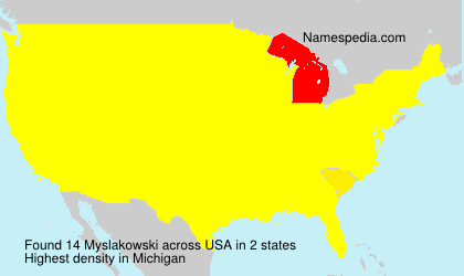 Surname Myslakowski in USA Surname Myslakowski in USA