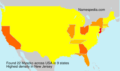 Surname Myszko in USA Surname Myszko in USA