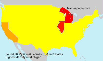 Surname Myszynski in USA