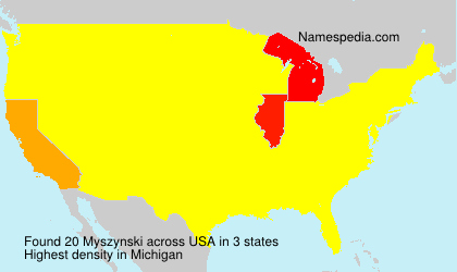 Surname Myszynski in USA Surname Myszynski in USA