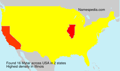 Surname Mytar in USA Surname Mytar in USA