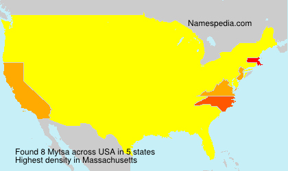 Surname Mytsa in USA Surname Mytsa in USA