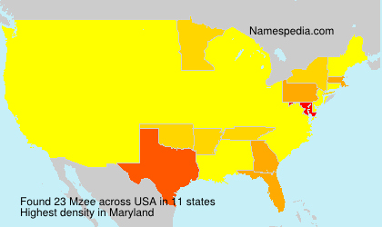 Surname Mzee in USA Surname Mzee in USA