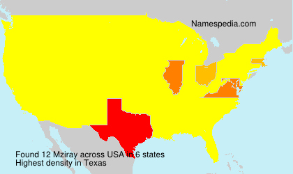 Surname Mziray in USA