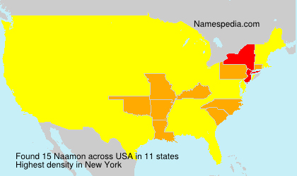 Surname Naamon in USA Surname Naamon in USA