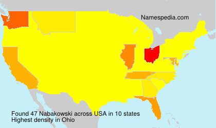 Surname Nabakowski in USA Surname Nabakowski in USA