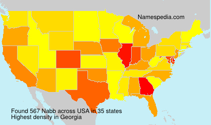 Surname Nabb in USA Surname Nabb in USA