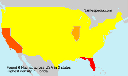 Surname Nachat in USA