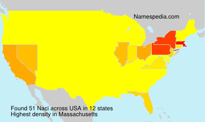 Surname Naci in USA Surname Naci in USA