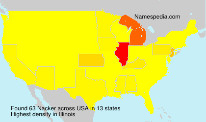 Surname Nacker in USA Surname Nacker in USA