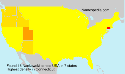 Surname Nackowski in USA Surname Nackowski in USA