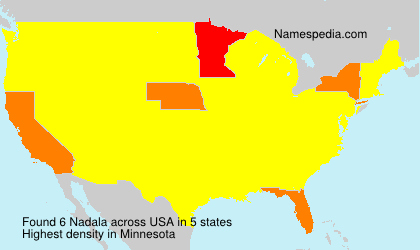 Surname Nadala in USA Surname Nadala in USA