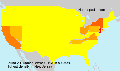 Surname Nadasdi in USA Surname Nadasdi in USA