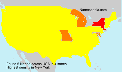 Surname Nadea in USA Surname Nadea in USA