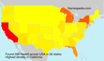 Surname Nadell in USA Surname Nadell in USA