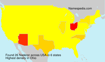 Surname Naderer in USA Surname Naderer in USA
