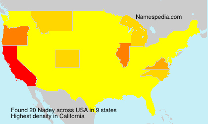 Surname Nadey in USA Surname Nadey in USA