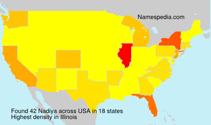 Surname Nadiya in USA Surname Nadiya in USA