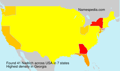 Surname Nadrich in USA Surname Nadrich in USA