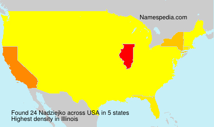 Surname Nadziejko in USA Surname Nadziejko in USA