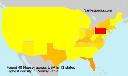 Surname Naeser in USA Surname Naeser in USA